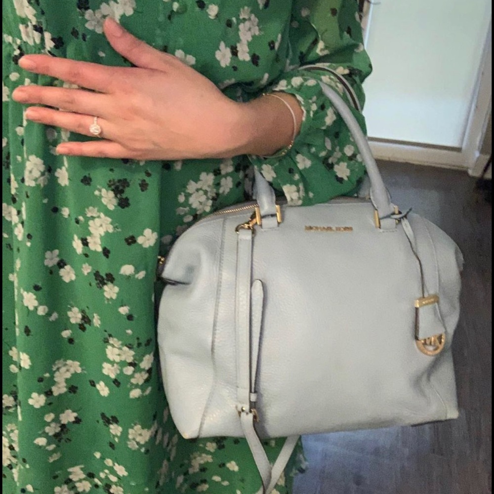 Michael Kors Blue Leather Purse